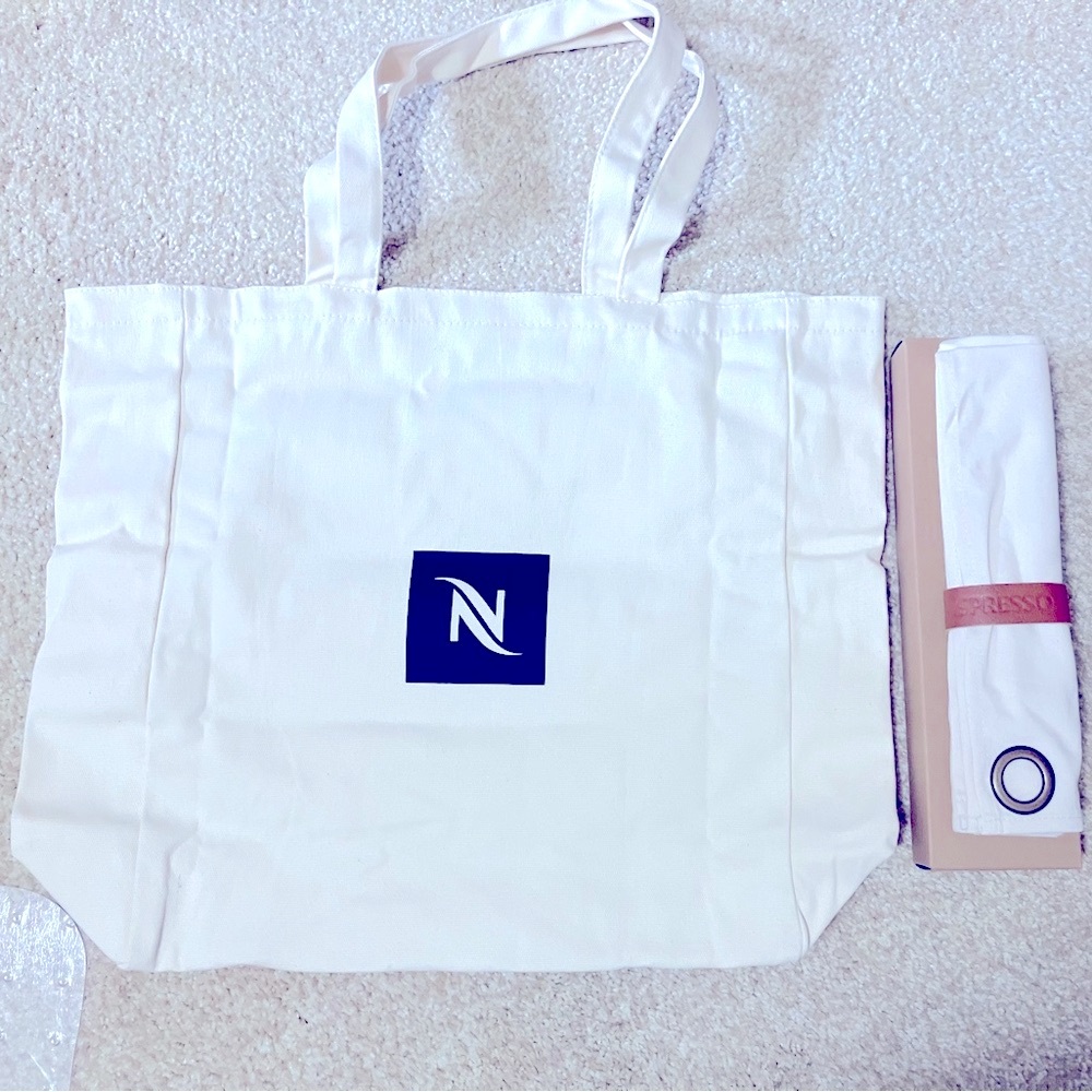 Nespresso Barista Towel and Tote Bag - New